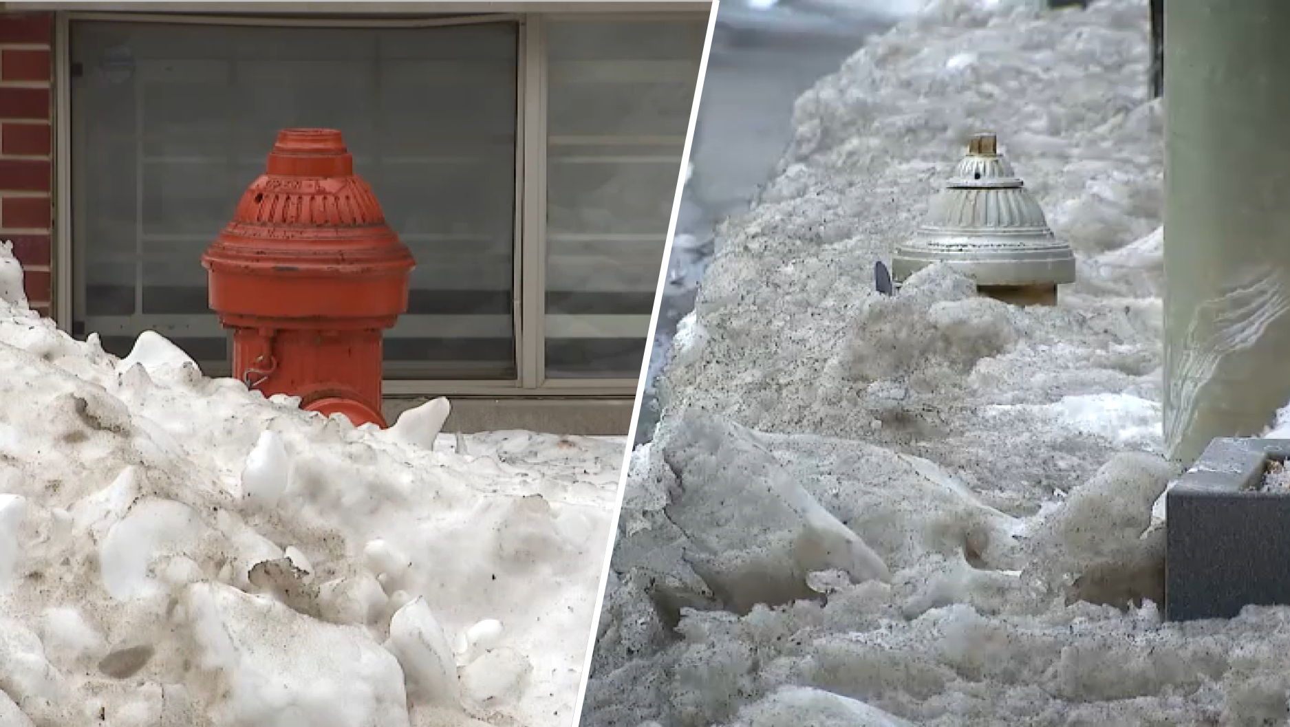 Hydrants buried in snow causing delays for firefighters responding to fires