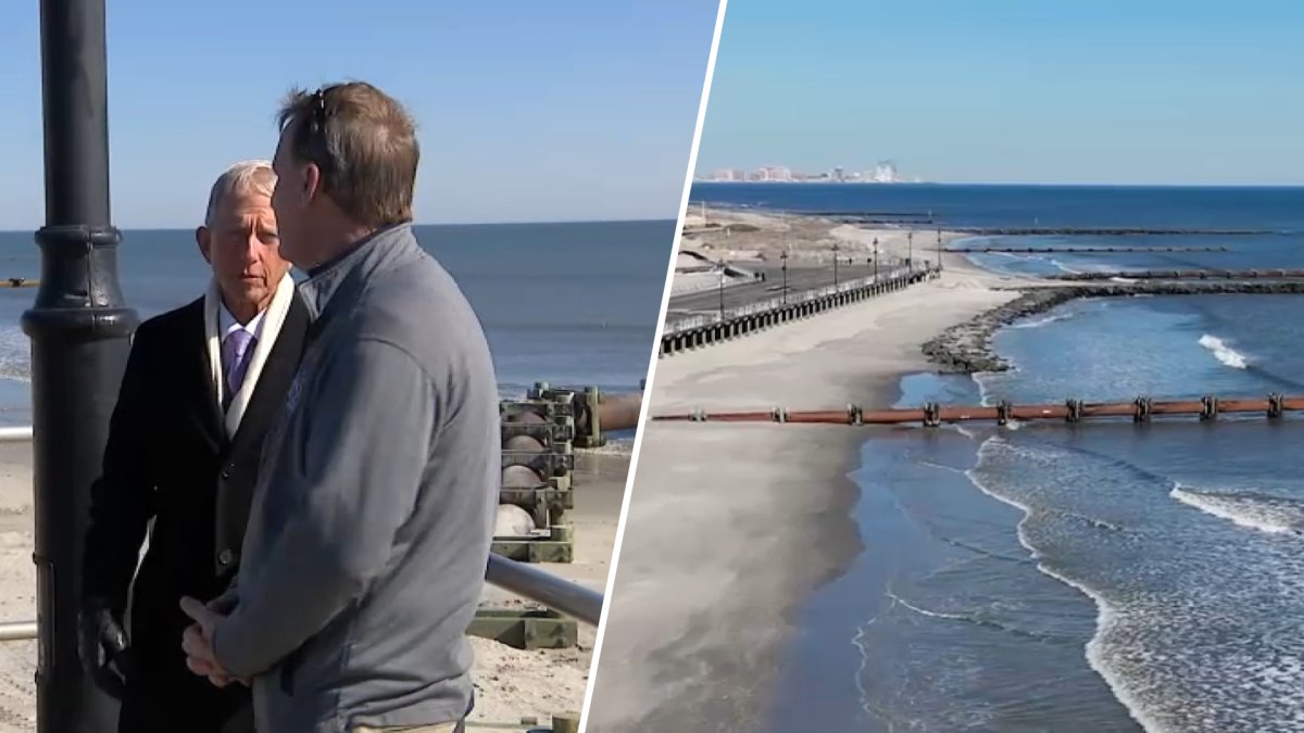 Leaders make first stop on tour of Jersey Shore to examine beach erosion