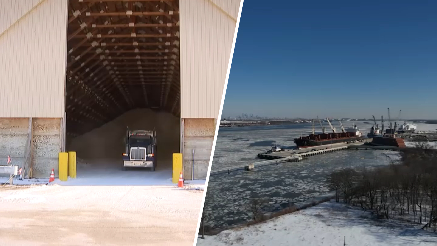 Salt shipments arrive in Philly after boats gets stuck in Delaware River