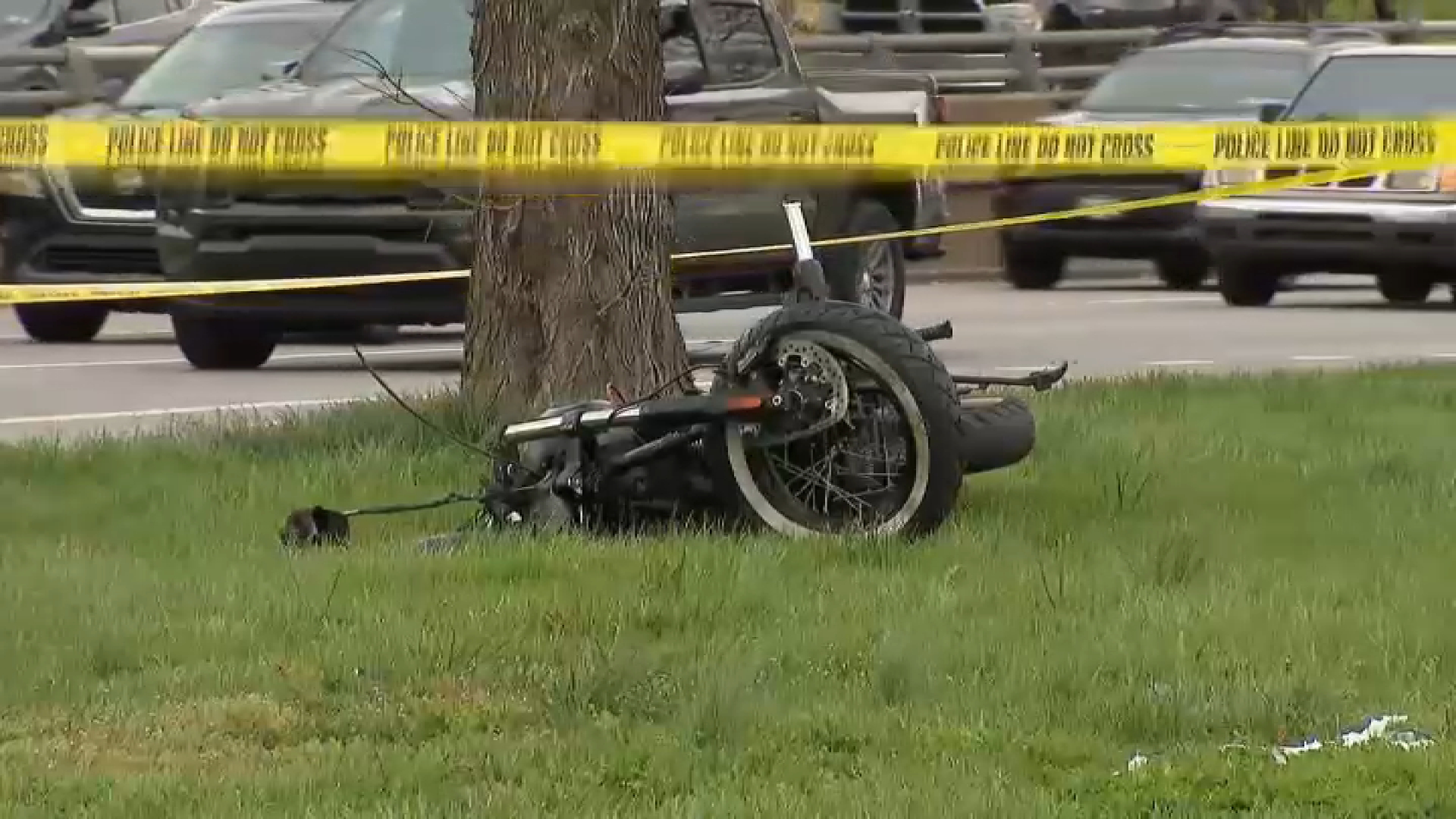 Motorcycle, car involved in crash on Roosevelt Boulevard in Northeast Philly