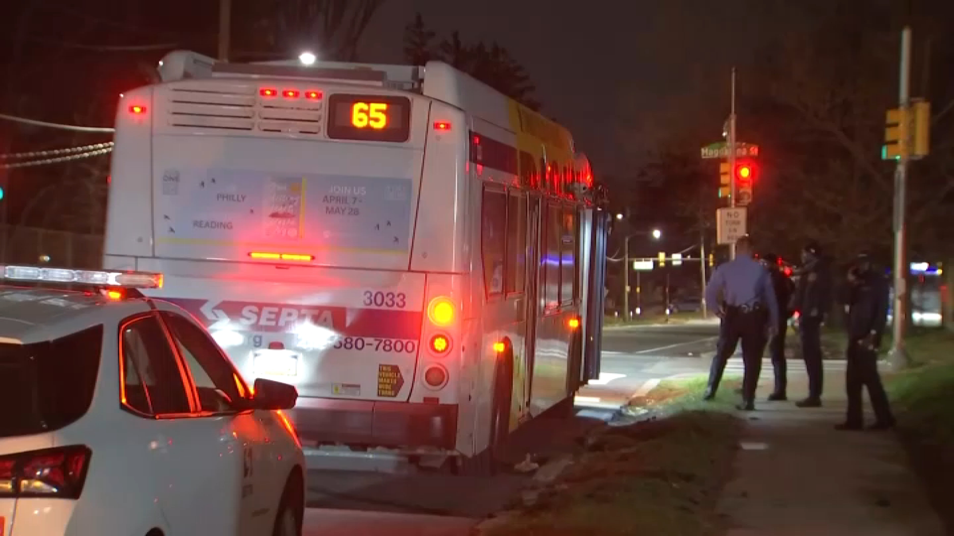 Police investigate after SEPTA bus hit by gunfire in Roxborough, officials say