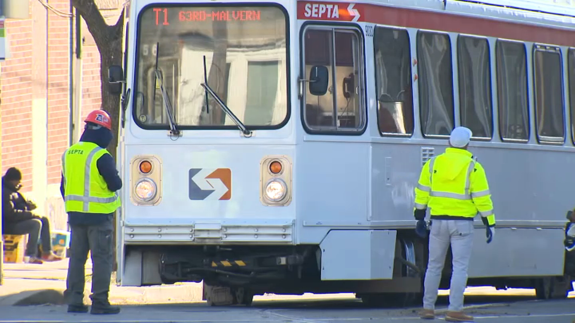 SEPTA shuttles riders after trolley derails in Overbrook