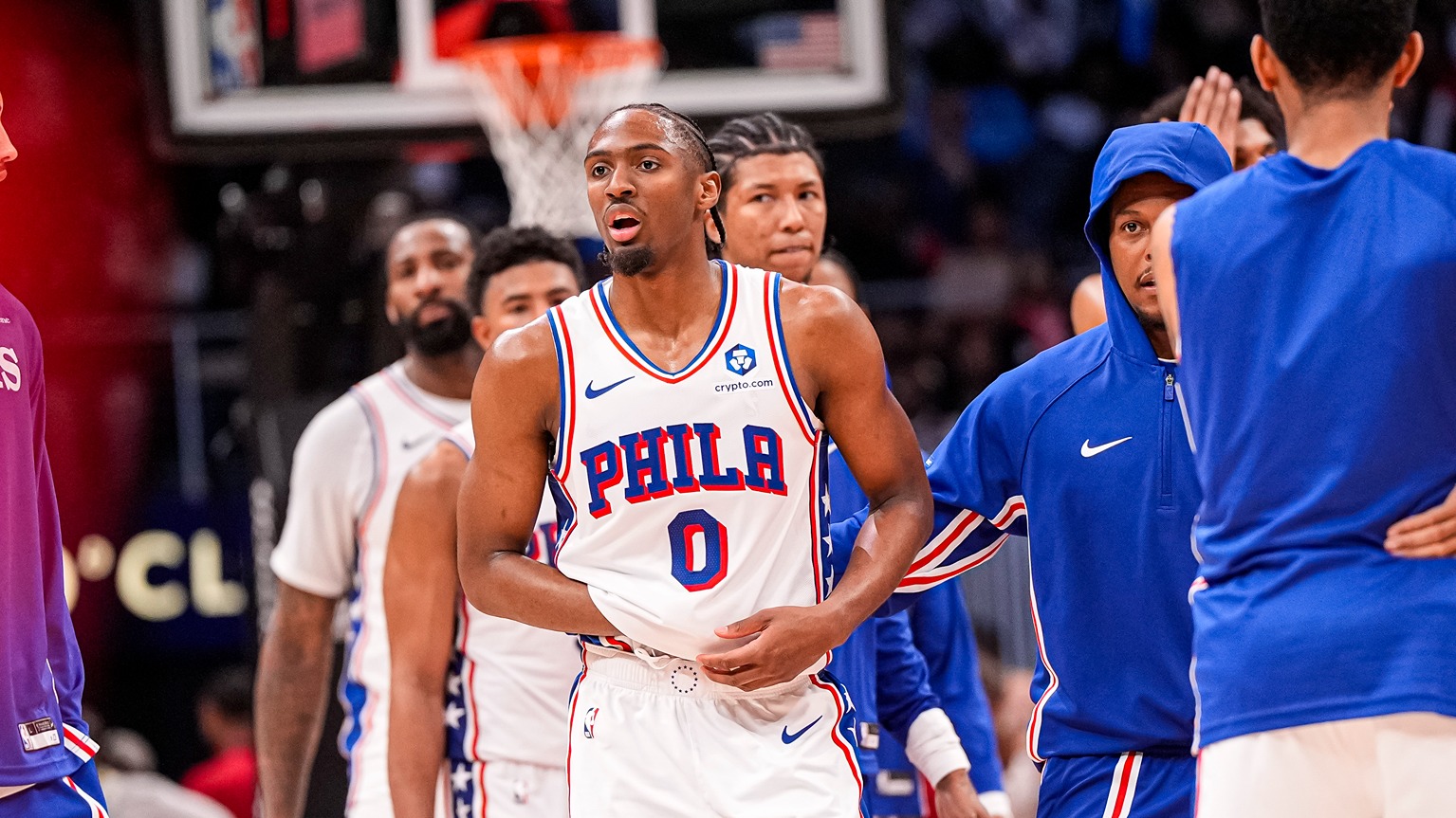 Sixers rule Maxey out for back-to-back with injured pinky 