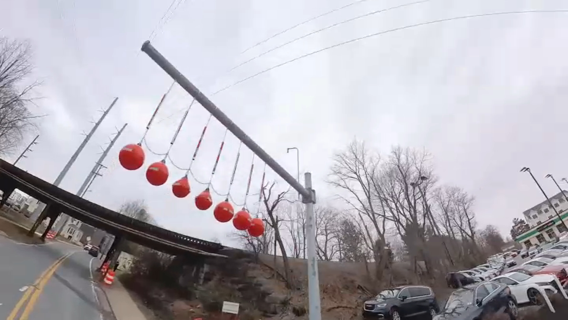 ‘Clankers' to the rescue again: Orange balls protecting Del. bridge from trucks