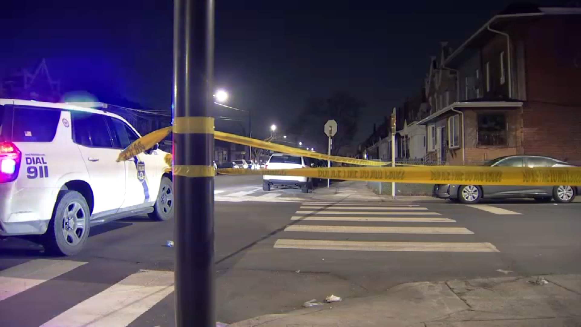 A man was hospitalized early Sunday after, officials said, he was shot in the leg near the intersection of South 60th Street and Greenway Avenue in Southwest Philadelphia early Sunday.