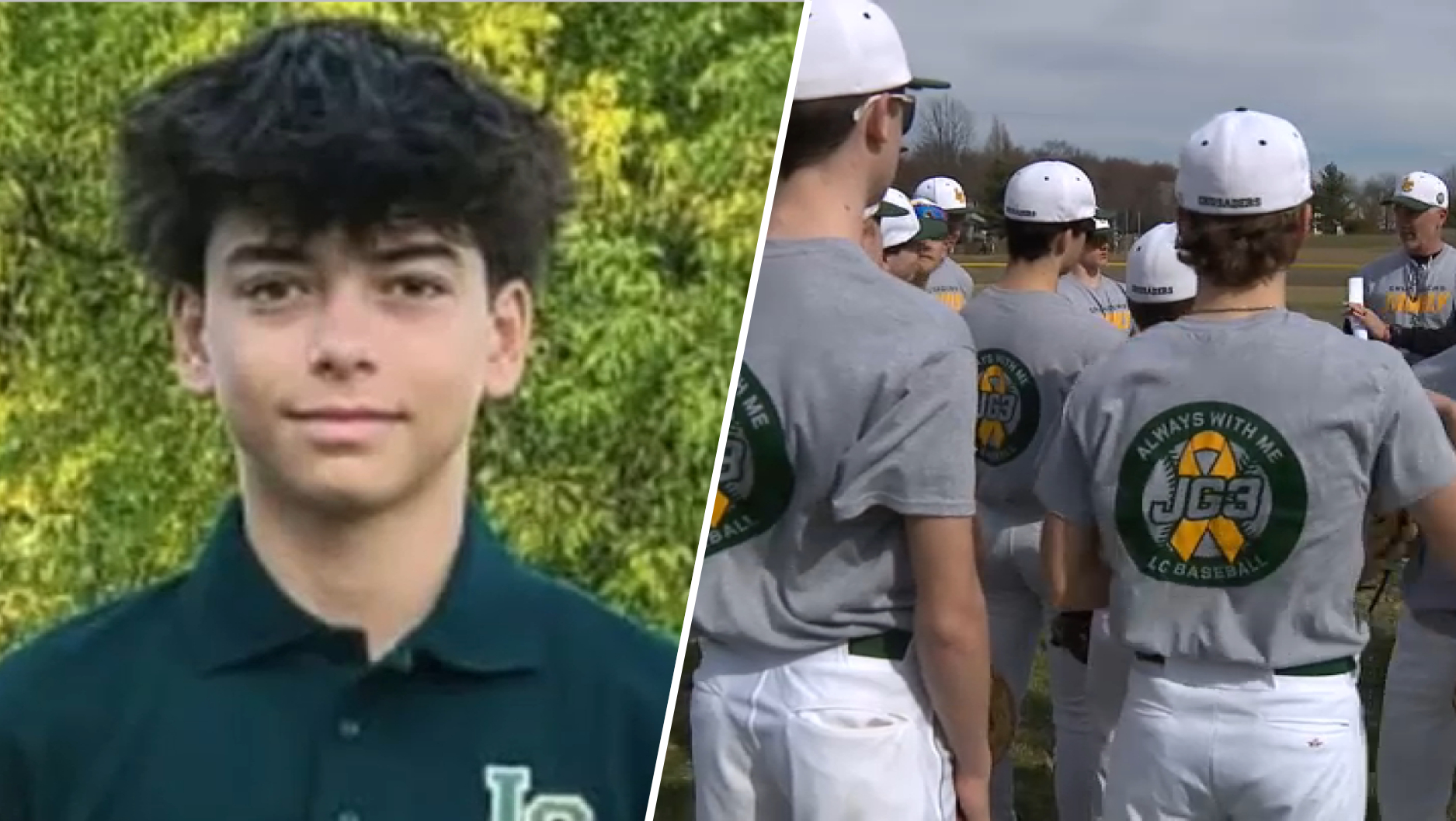 Pa. baseball team honors memory of a teammate after battle with cancer