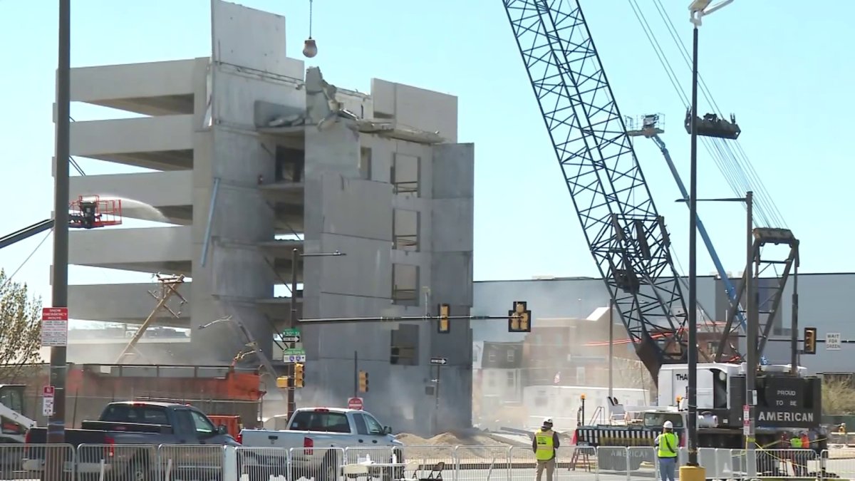 Demolition continues after deadly parking garage collapse – NBC10 ...