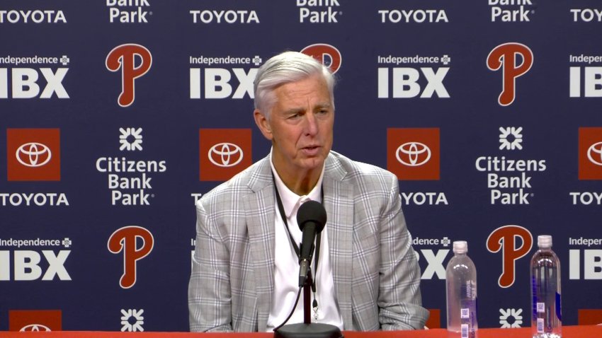 WATCH: Phillies President Dave Dombrowski speaks on Rob Thomson's firing