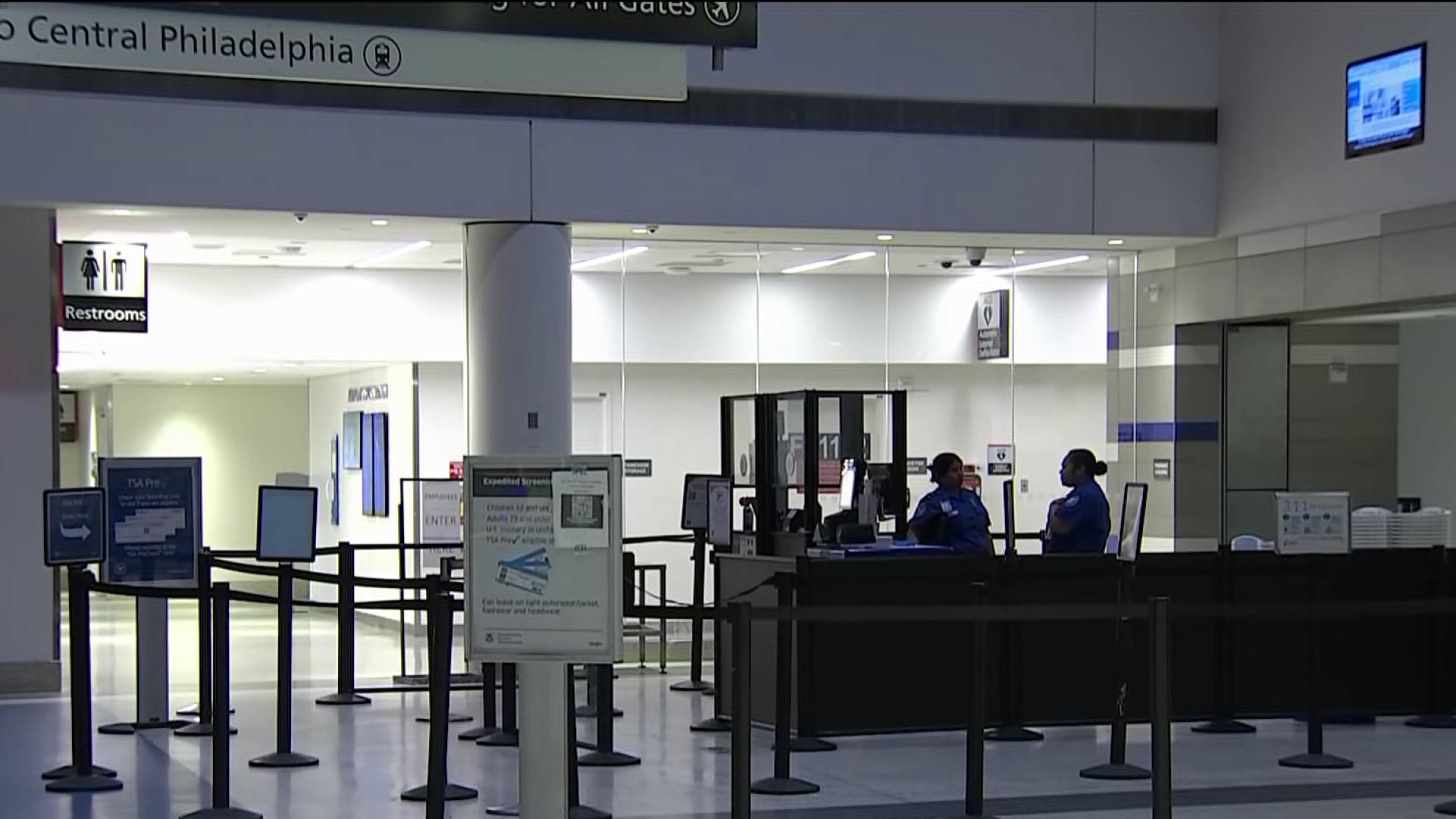 All TSA checkpoints reopen at PHL