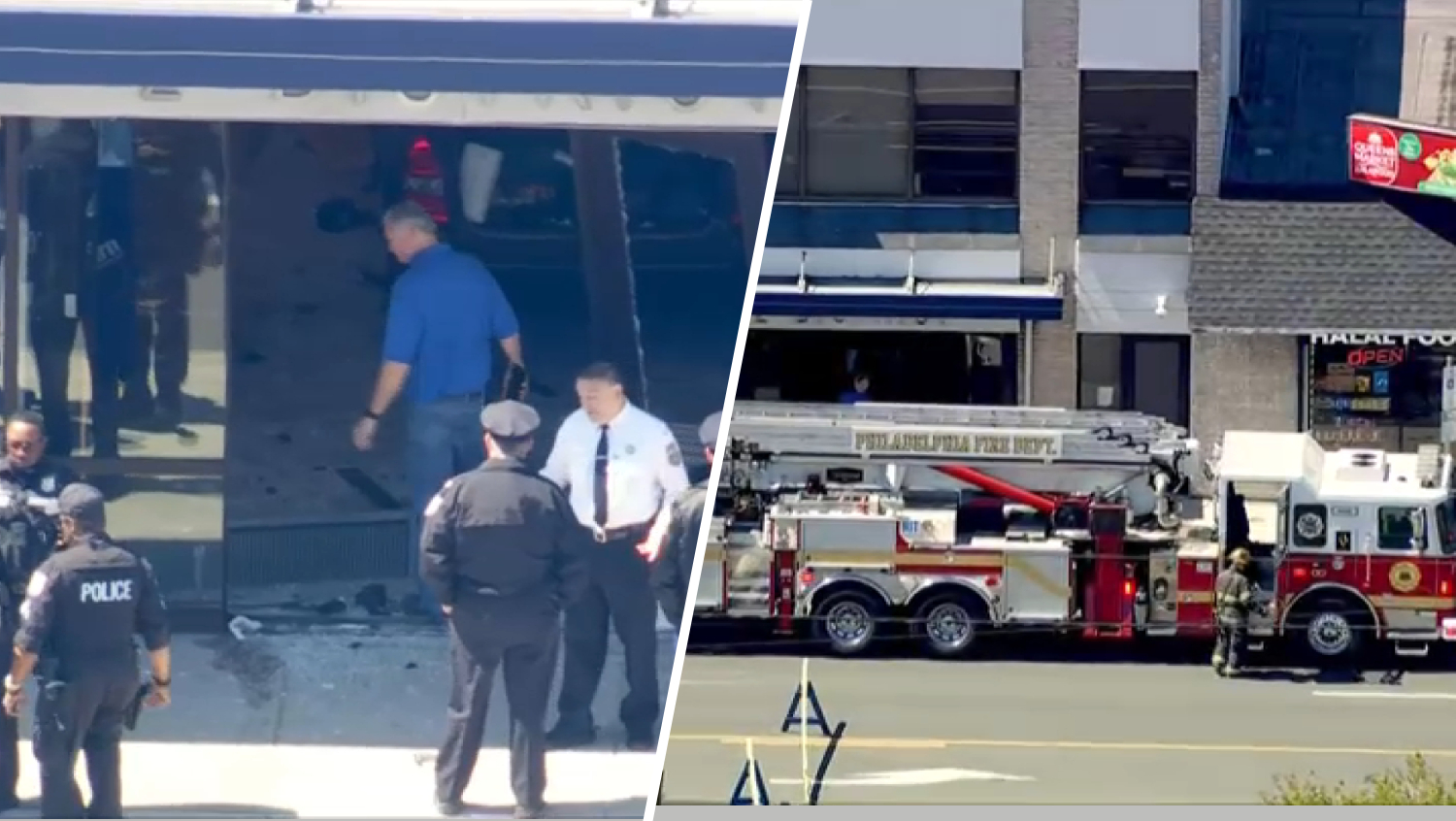 5 people injured after vehicle crashes into Northeast Philadelphia police station