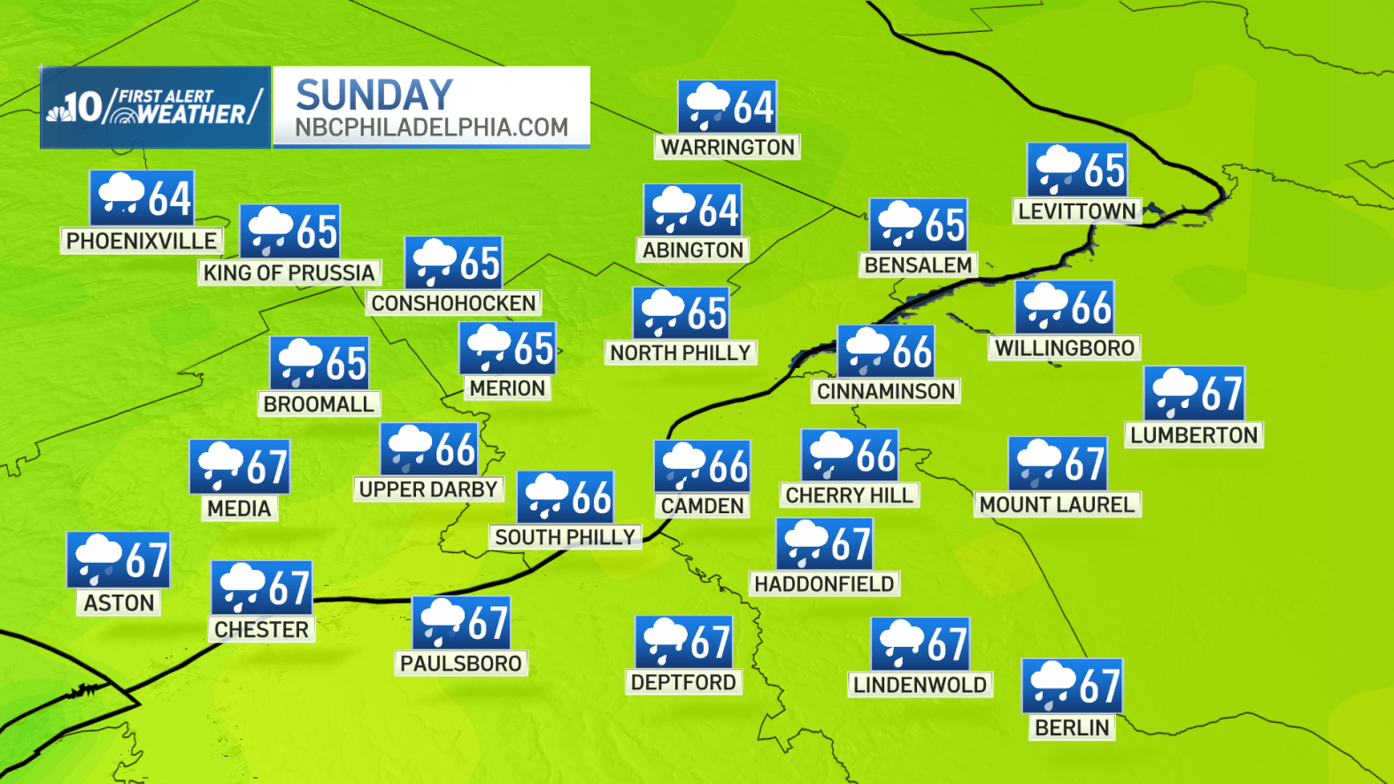 What will the weather be like in the Philly region today? – NBC10 Philadelphia