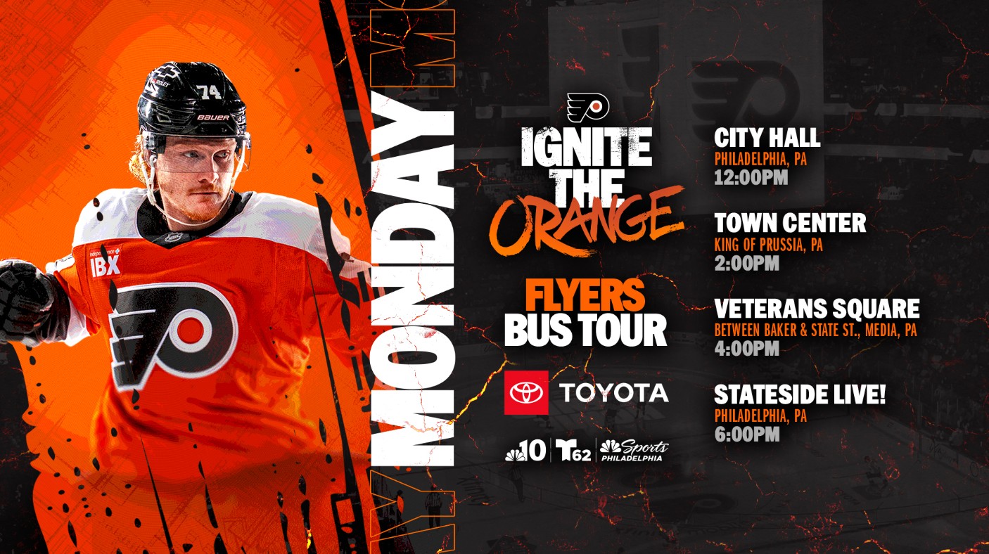 Philly celebrates the Flyers playoff run with ‘Ignite the Orange' campaign