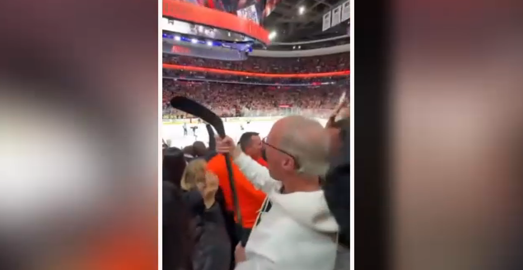 Flyers fan catches Cam York's game-winning stick