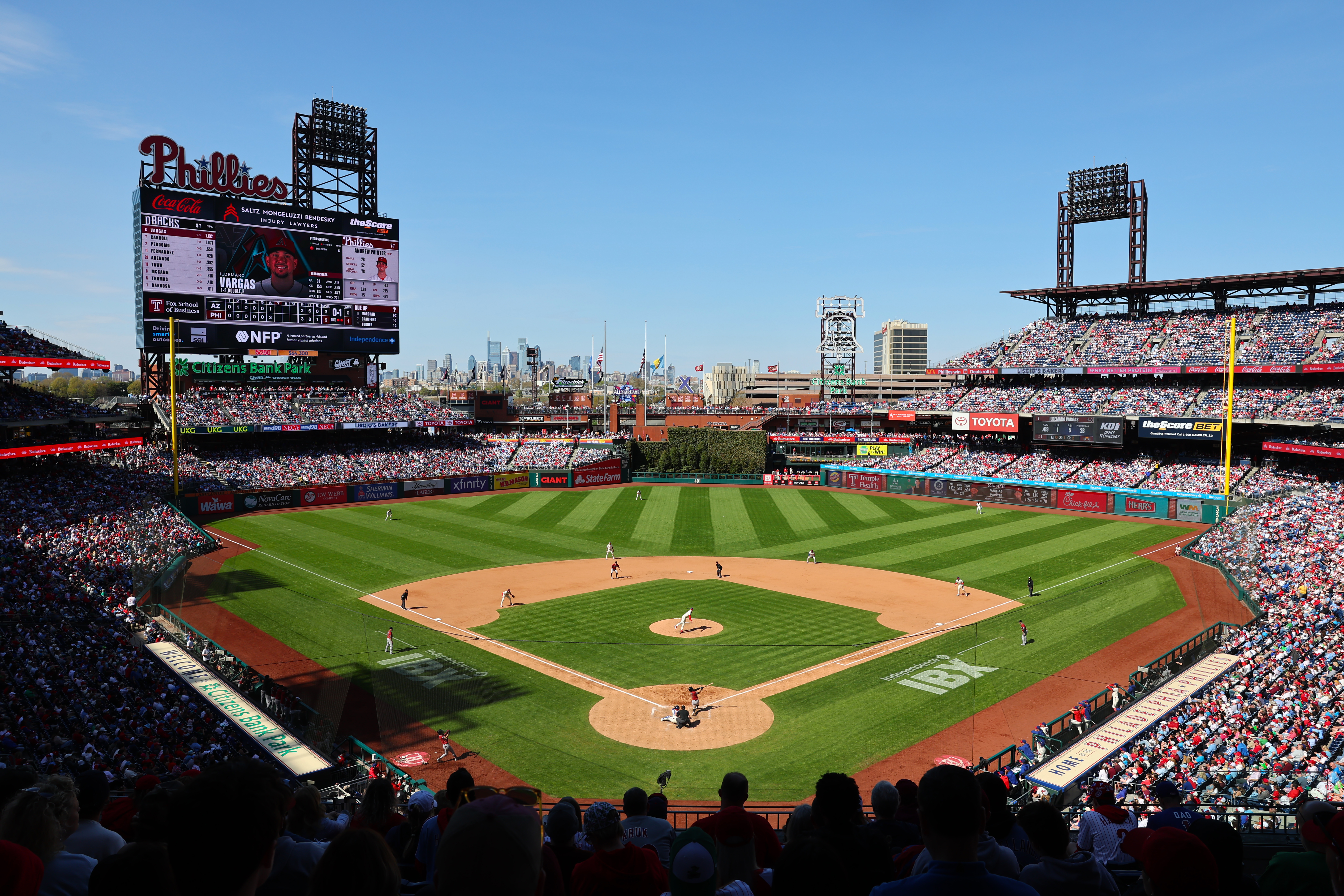 Wednesday's Phillies game moved up due to possible inclement weather