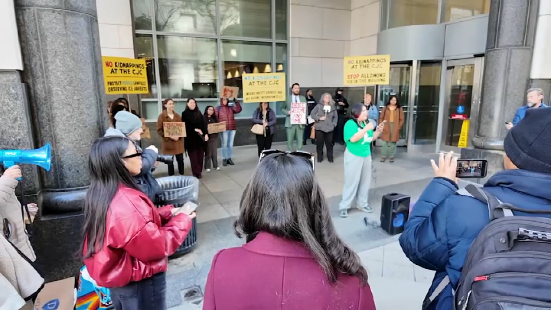 ‘Protect us': Activists demand end to ICE arrests outside Philly courts
