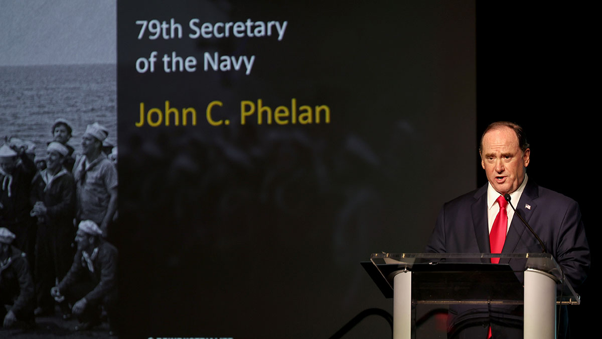 Navy Secretary John Phelan is leaving in latest departure of a top defense leader