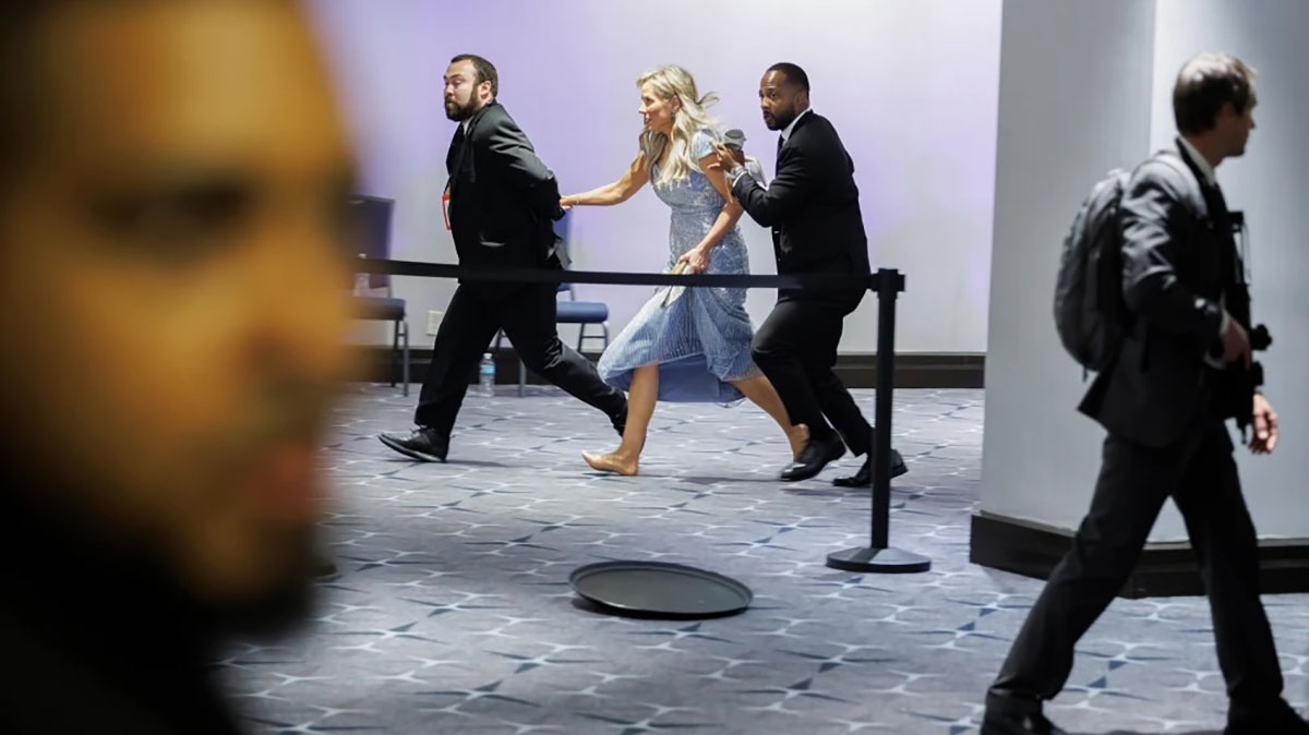 Conspiracy theories swirl around White House Correspondents' dinner attack