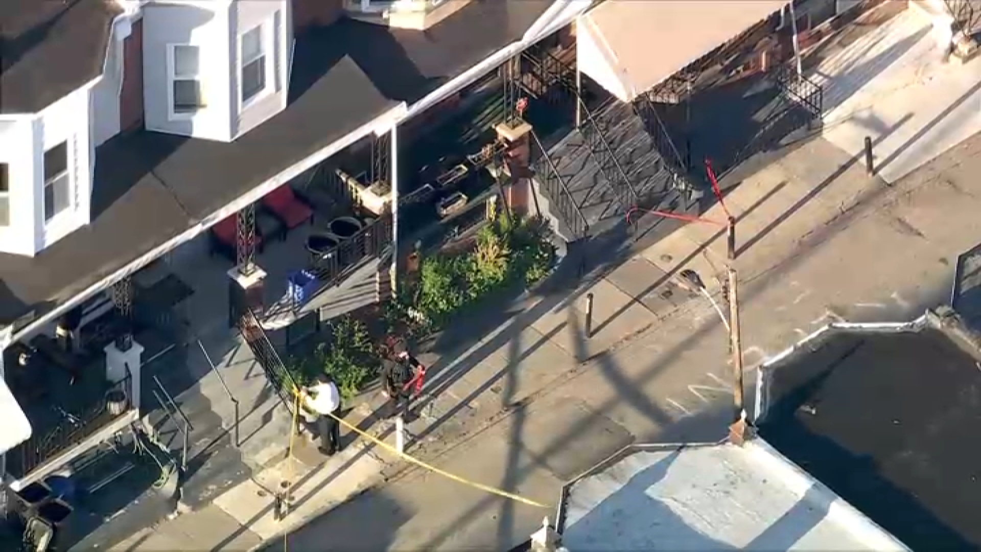 Watch: Police investigate after officers involved in shooting in West Philly