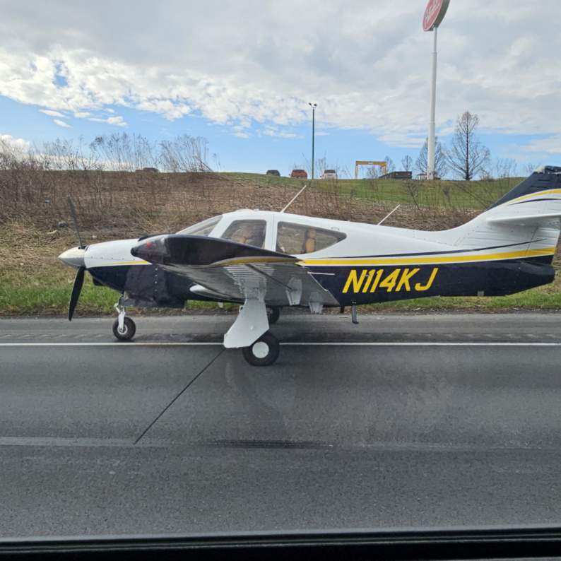 Small plane lands on busy highway in Berks County, Pennsylvania