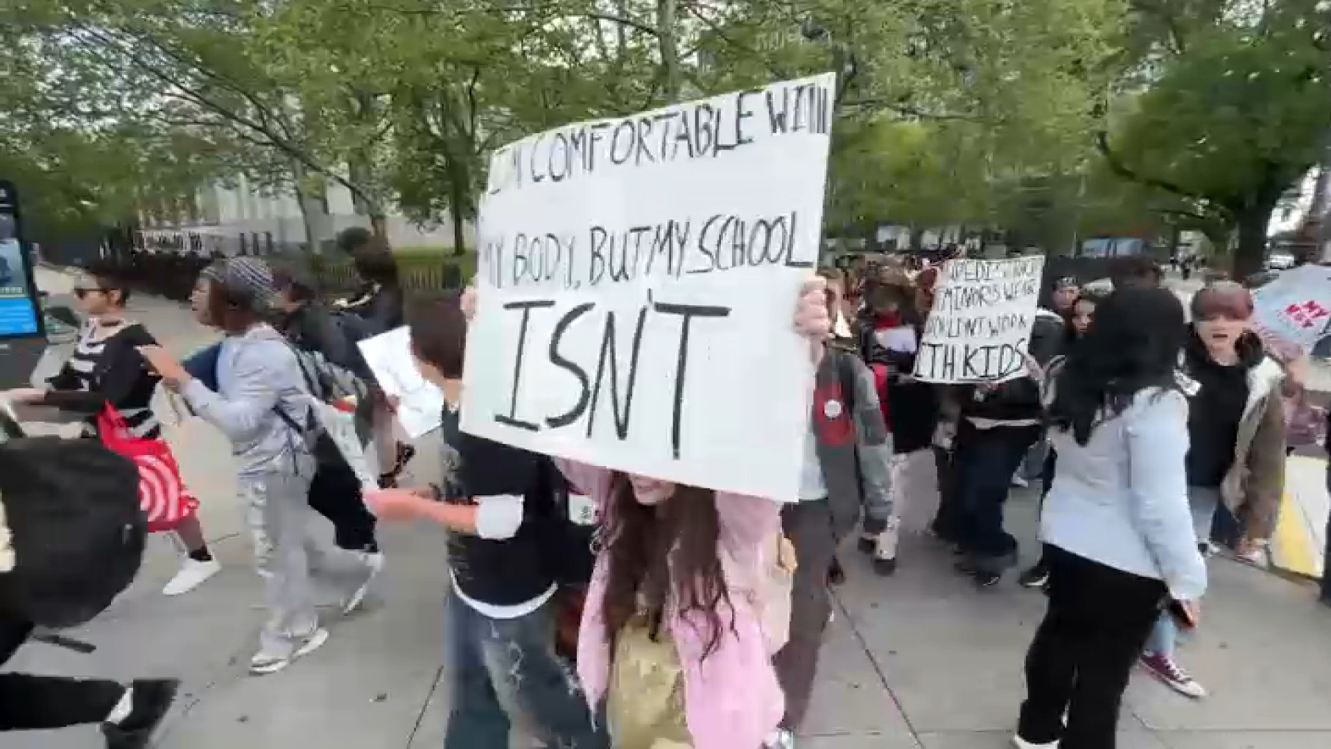‘Oppressive': Philly students walk out over dress code enforcement controversy