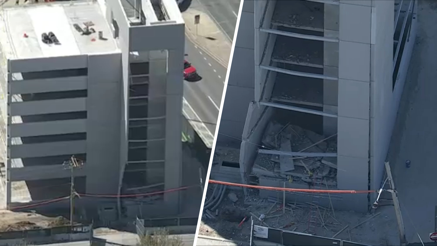 Parking garage under construction collapses in Philadelphia