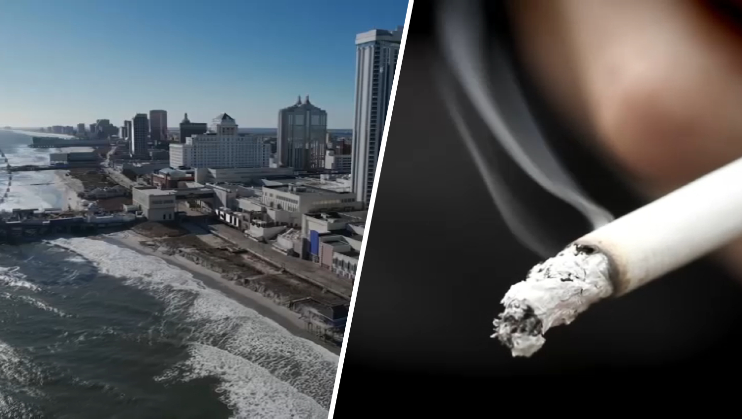 Workers rally for smoke free casinos in Atlantic City on Wednesday