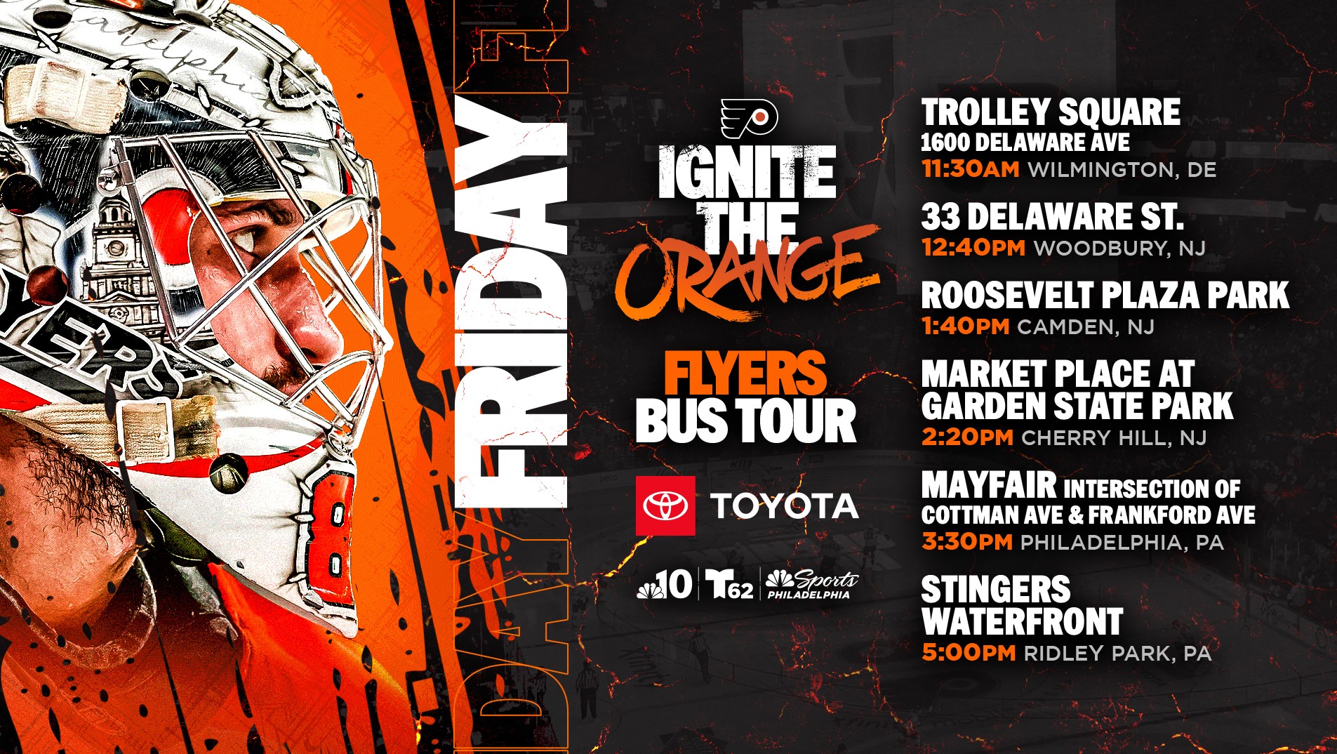 Ignite the Orange: Flyers bus tour to make more stops throughout region
