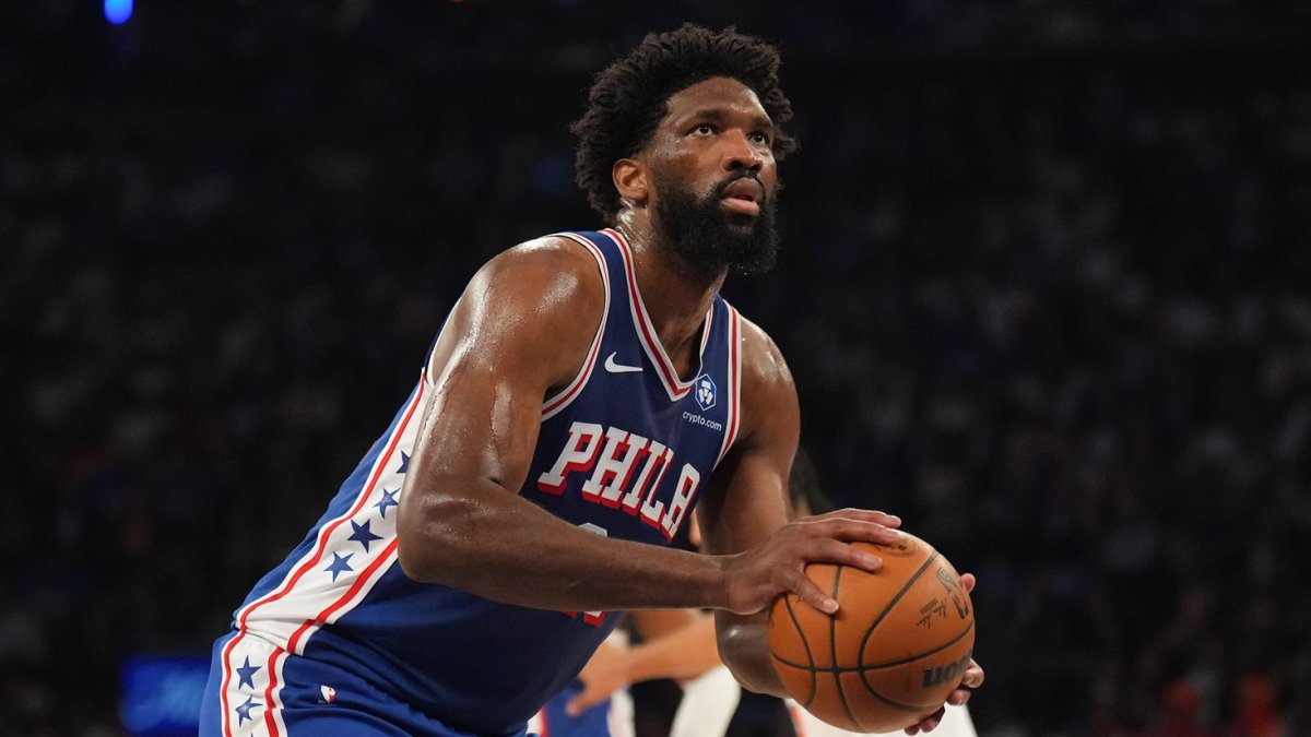 Embiid out for Sixers-Knicks Game 2 with ankle and hip injuries