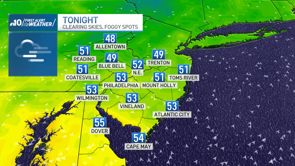 Skies clear up tonight ahead of warm Mother's Day, but storms also possible