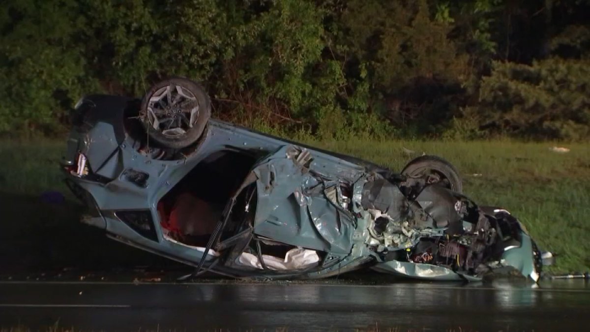 3 hospitalized in overnight crash along Route 130 in South Jersey