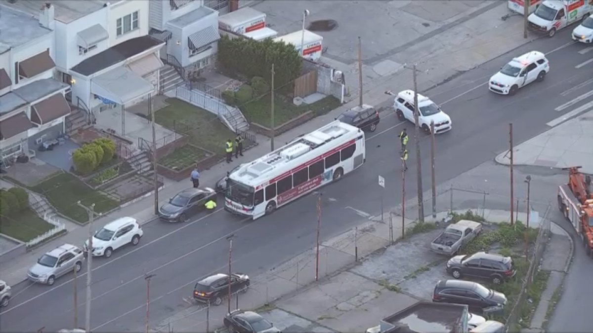 Pedestrian struck, pulled from under SEPTA bus in South Philly, officials say
