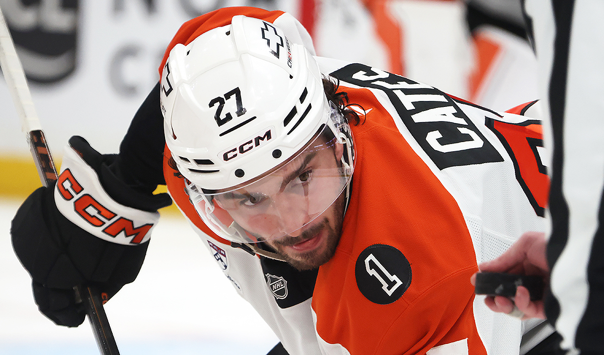 Flyers lose Cates to injury for rest of second-round series vs. Hurricanes