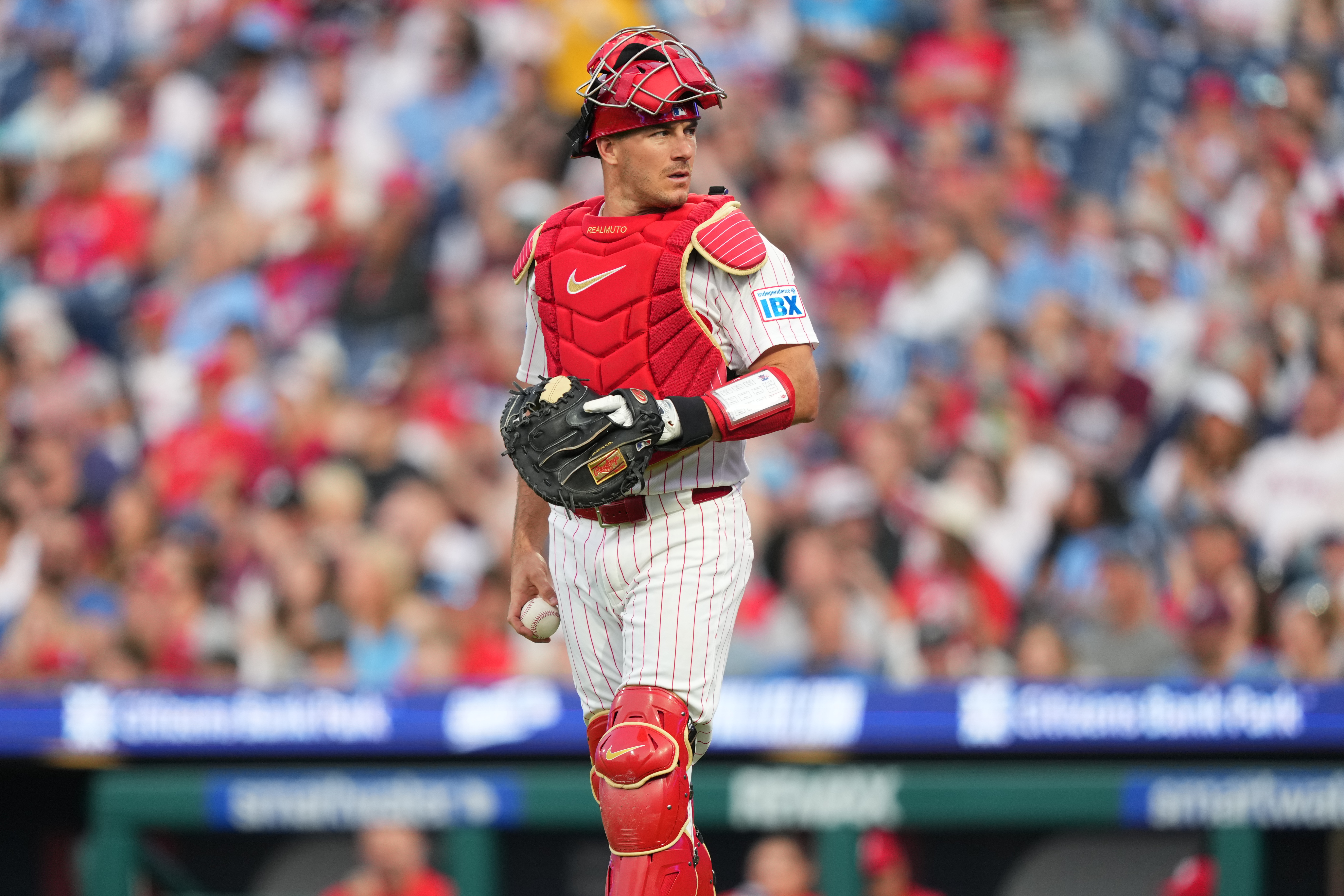 J.T. Realmuto returns from IL, Garrett Stubbs survives as utility man