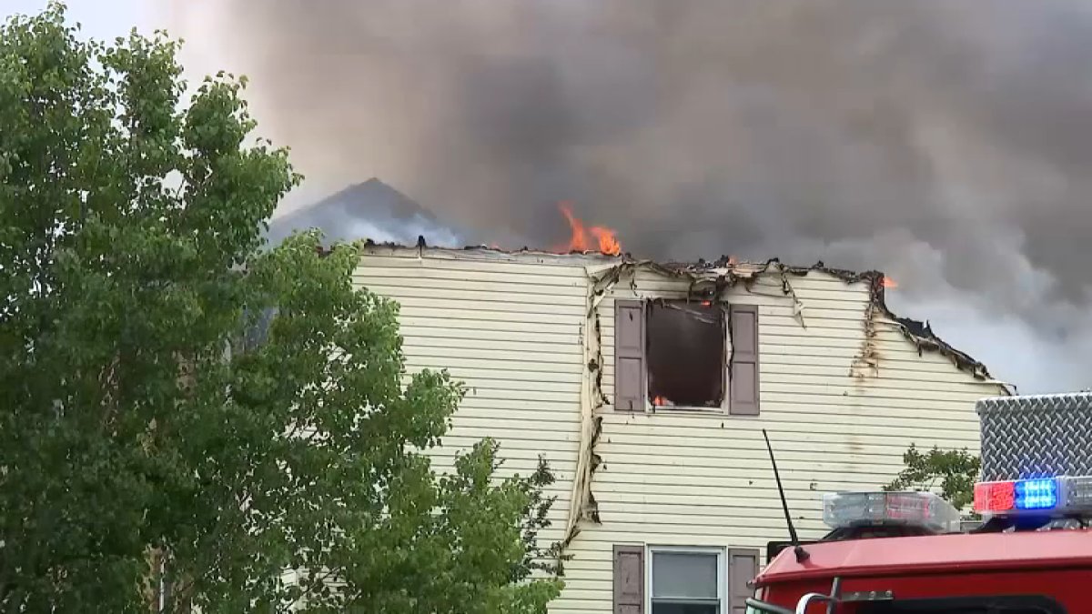 ‘It's all gone': Brothers escape Mount Laurel townhome fire as roof collapses