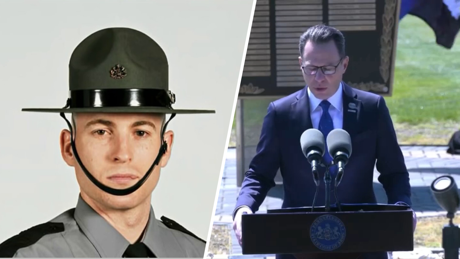 Shapiro honors Chester County Trooper killed in line of duty during ceremony