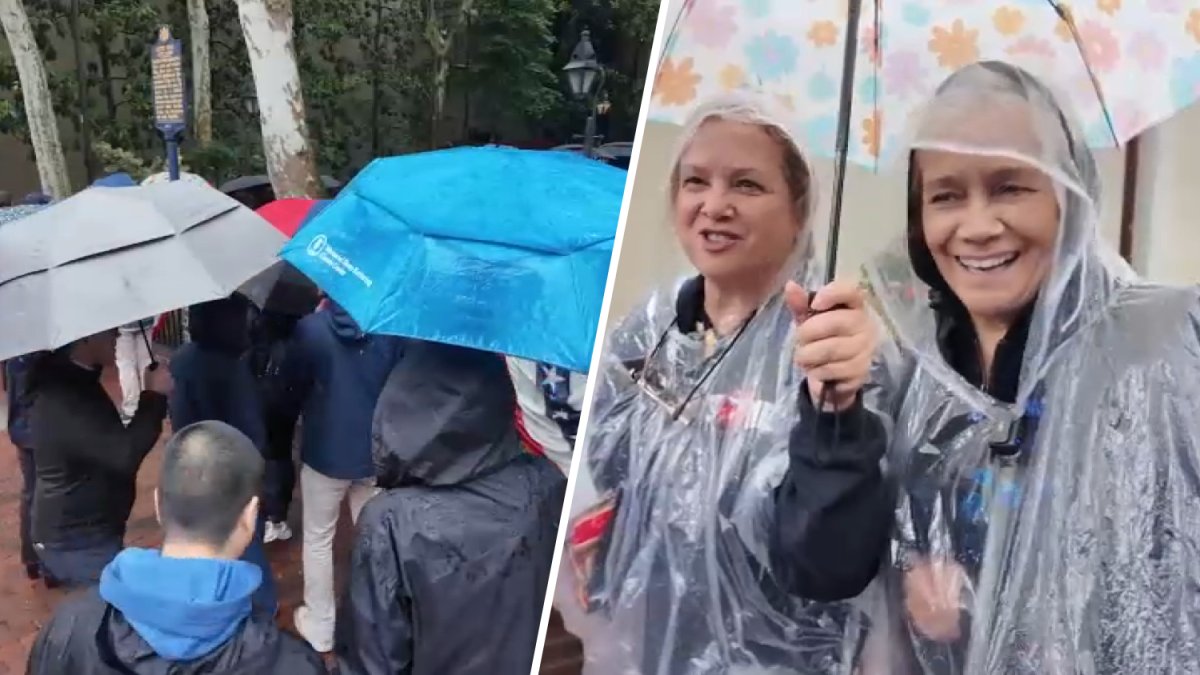 Rain cancels Collingswood May Fair, but visitors still come out