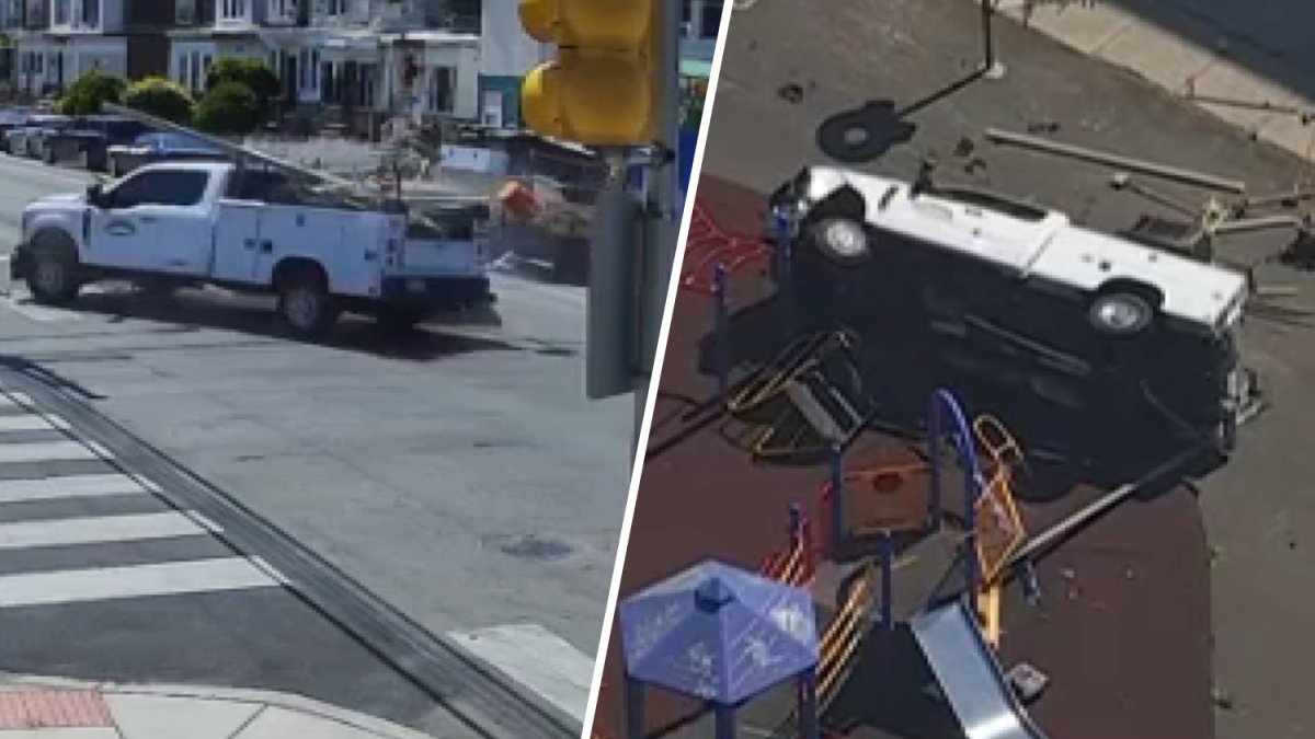 Police ID teen accused of stealing truck, crashing at playground