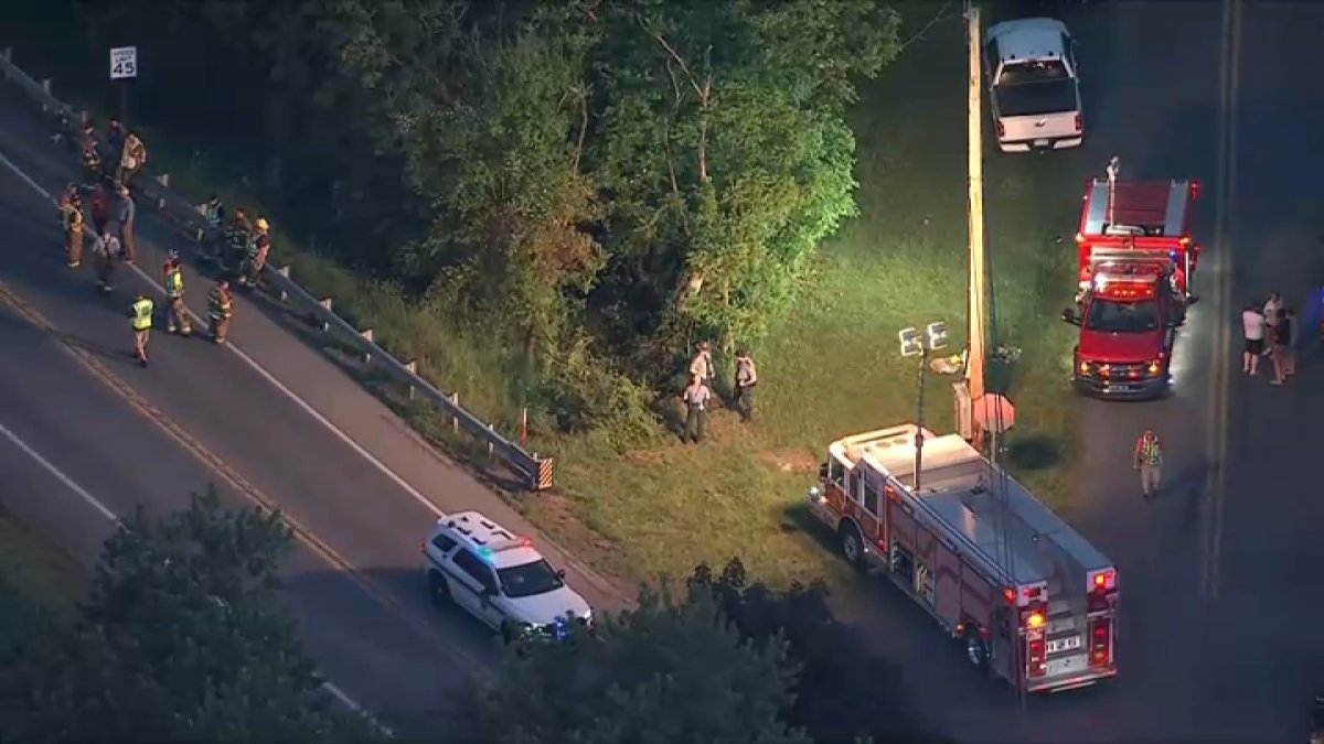 Police presence in Berks County after driver appeared to crash into wooded area