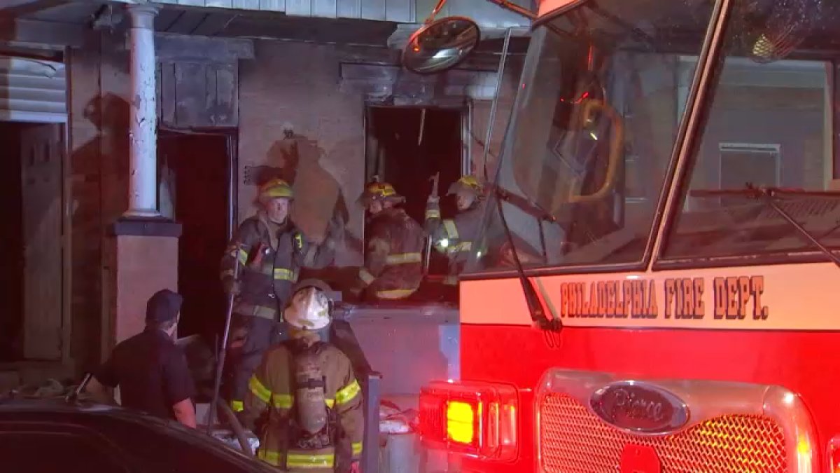Person hurt jumping from window to escape West Philly house fire, officials say