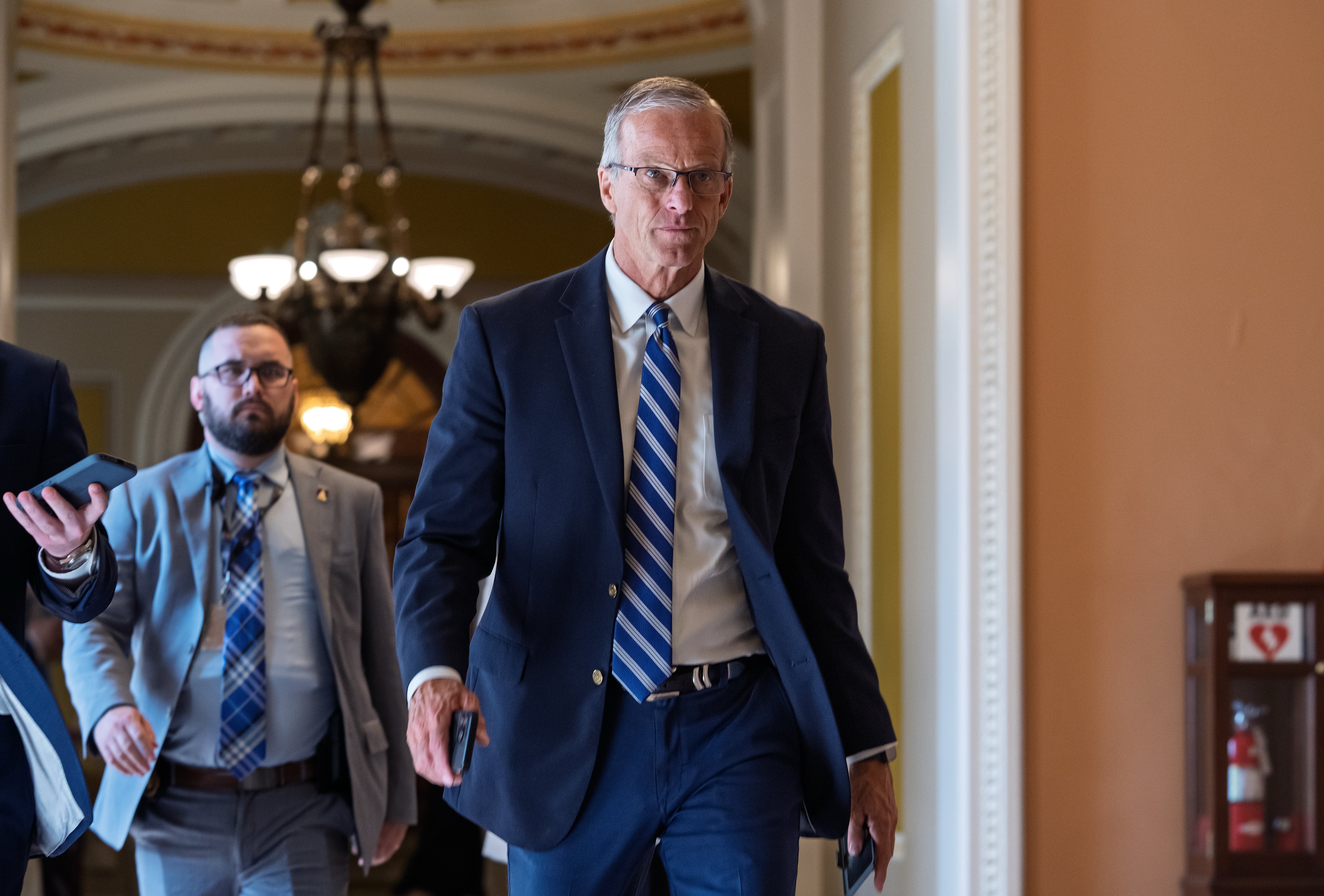Senate passes $70B immigration enforcement bill without limits on Trump settlement fund