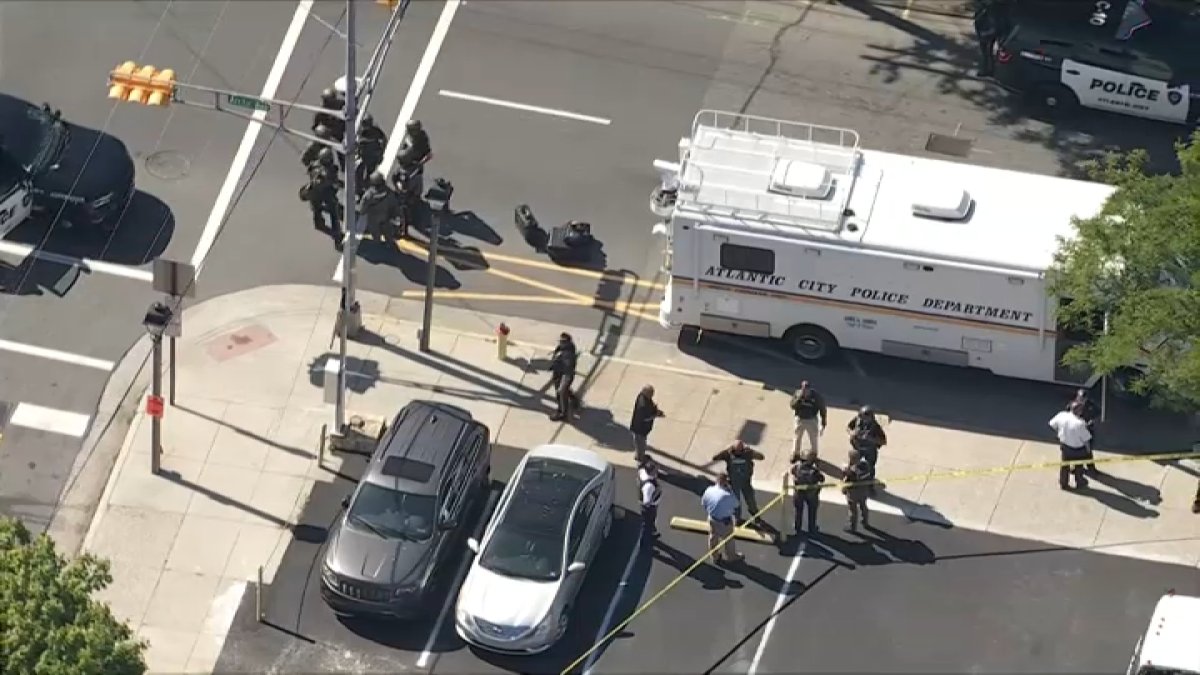 2 officers shot, suspect killed in Atlantic City, official says