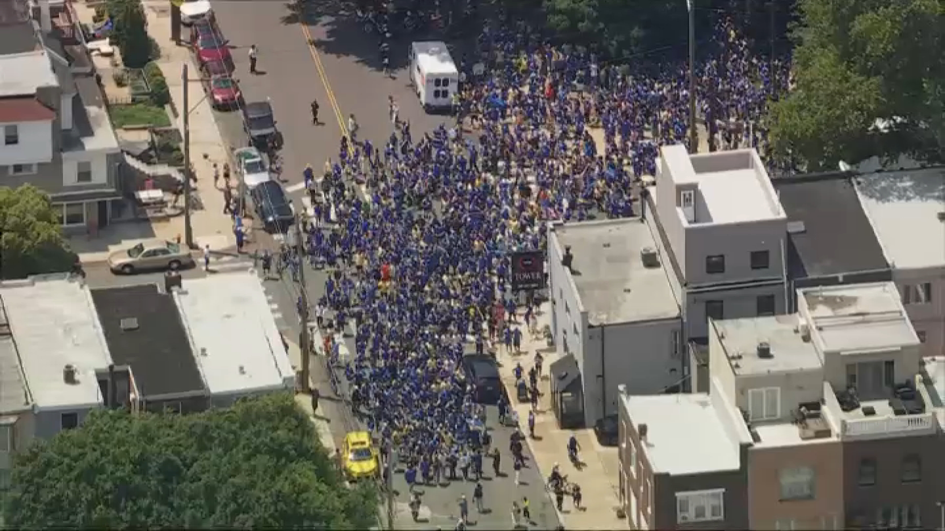 Live: Curaçao fans march through South Philly ahead of today's World Cup match