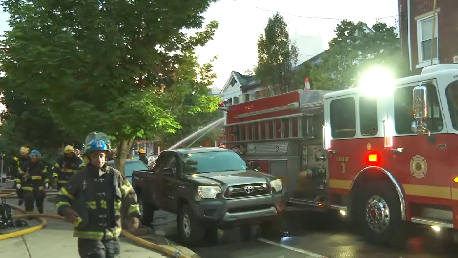 Early morning fire damages multiple rowhomes in Philadelphia's Queen Village