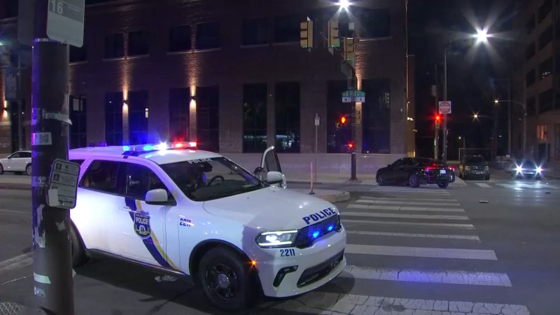 Two men in custody after crash involving police in Philadelphia, officials say