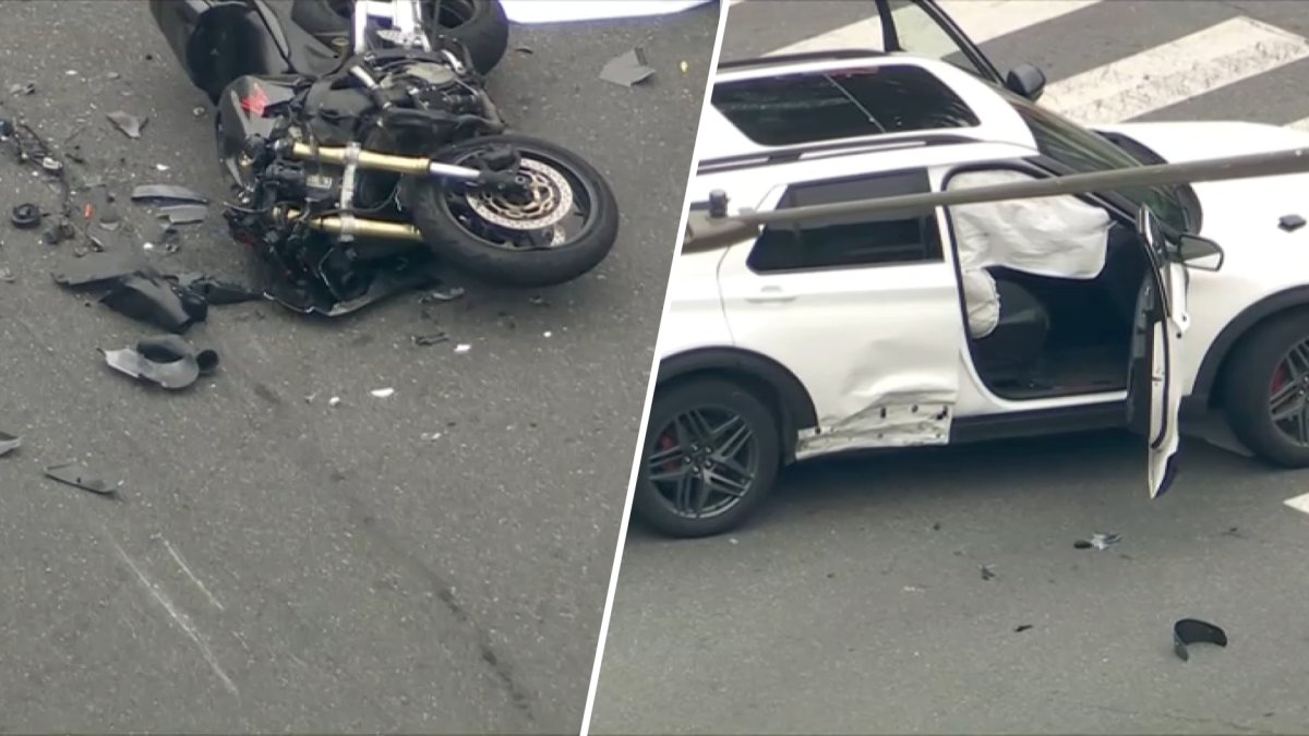 Neighbors shaken after motorcycle crashes into car on Henry Avenue in Roxborou...