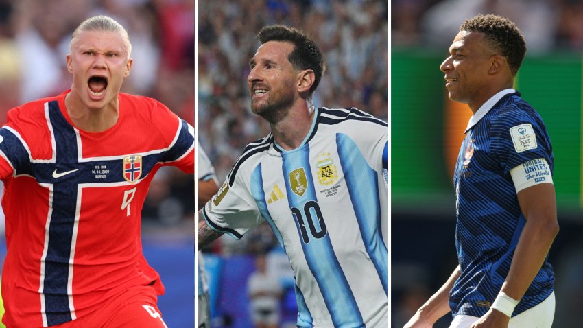 Haaland, Messi, Mbappé