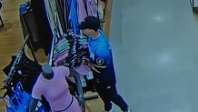 Surveillance video of the suspect, identified by police as Matthew Ramos.
