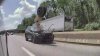 Wild video captures tire flying across I-76, smashing into vehicle