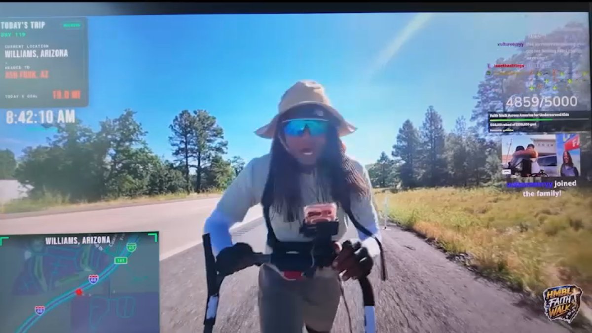 Philadelphia activist days away from completing 3,000-mile walk to California