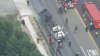 Wires ripped down after crash involving dump truck in Cherry Hill